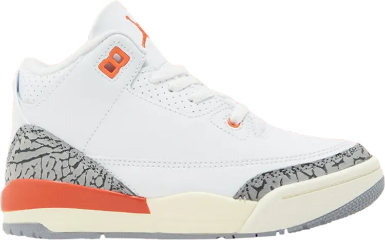 

Кроссовки Air Jordan 3 Retro TD 'Georgia Peach', белый