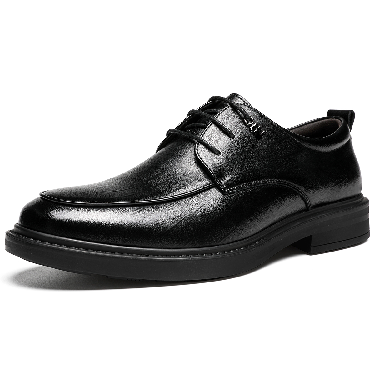 CHINT Мужские классические туфли черно-коричневые, цвет Black 38560 — фото 4