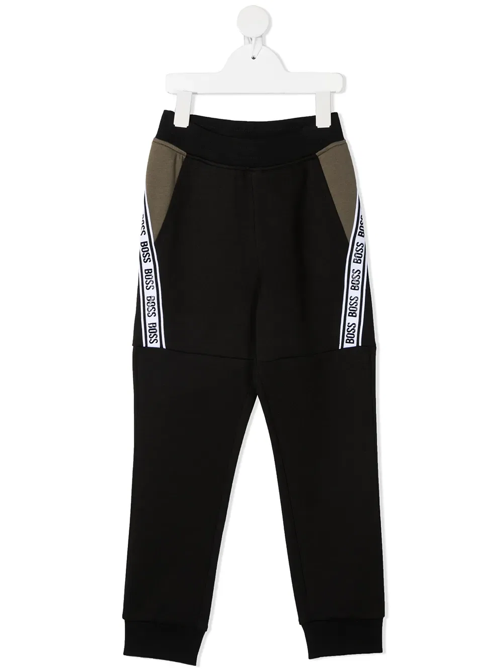 Спортивные брюки с логотипом Boss Kidswear, черный