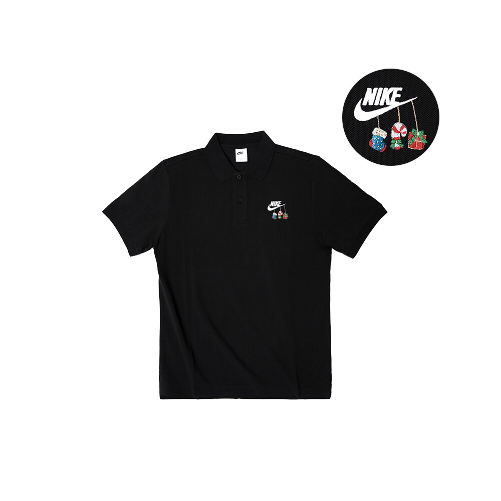 

Рубашка-поло унисекс Nike, цвет Black