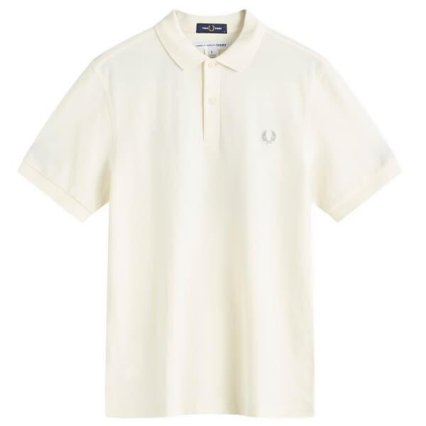 

Поло с принтом X fred perry на спине Comme Des Garçons Shirt, экрю