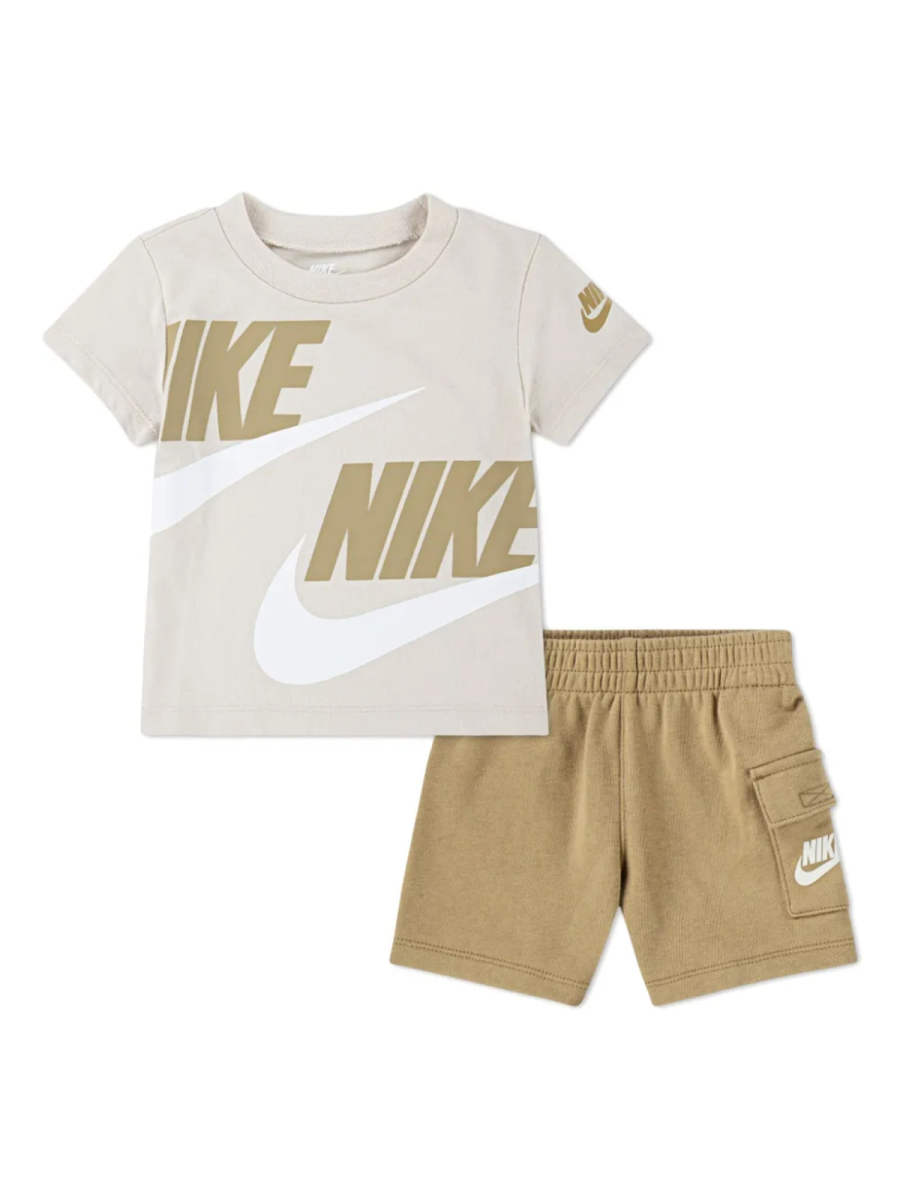 

Комплект детских хлопковых шорт Nike Nike Kids, нейтральный