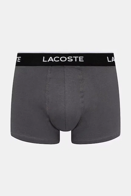 Боксеры мужские хлопковые 3 шт Lacoste, мультиколор — фото 3