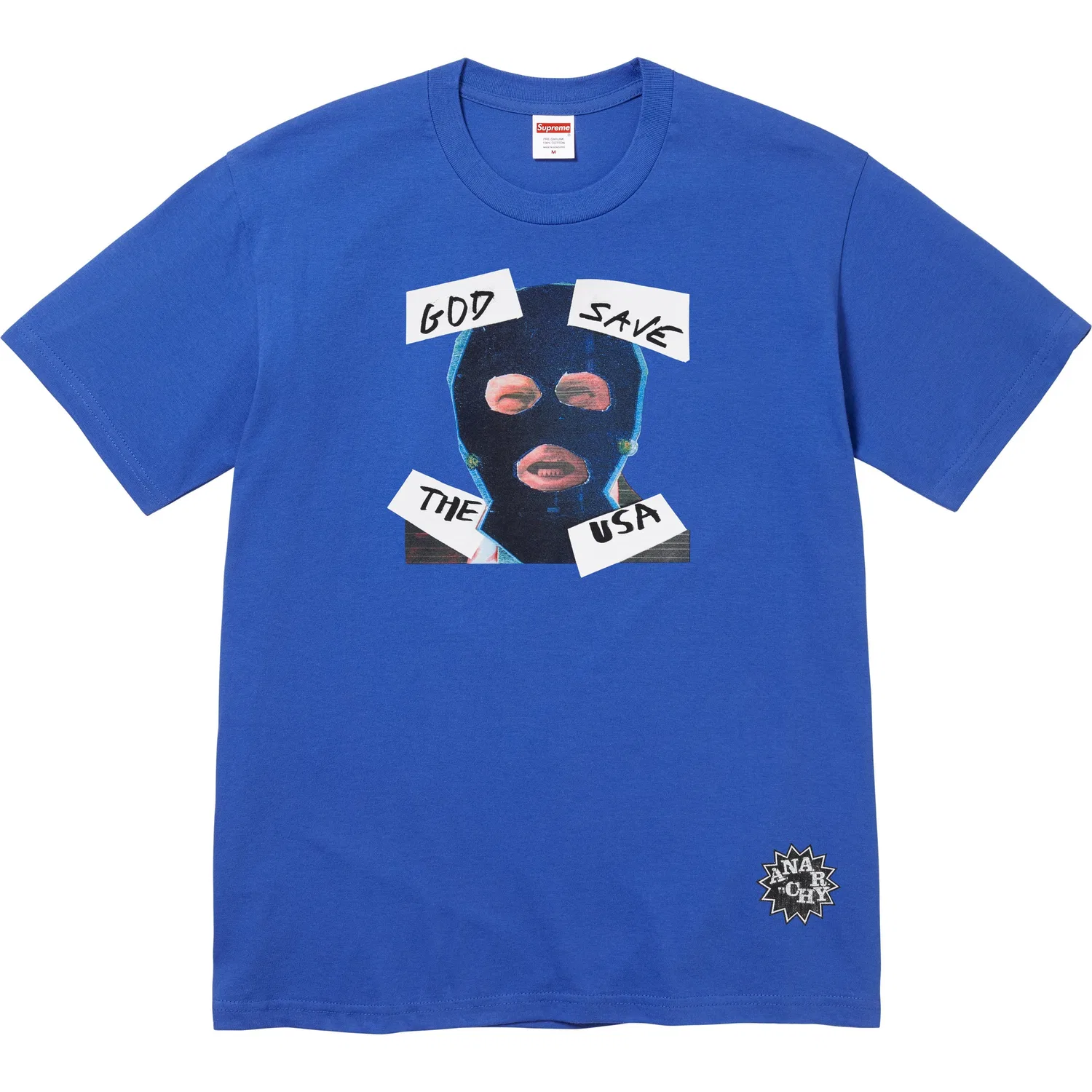 Футболка SS26 unisex с круглым вырезом, прямой крой Supreme, Royal Blue/Royal