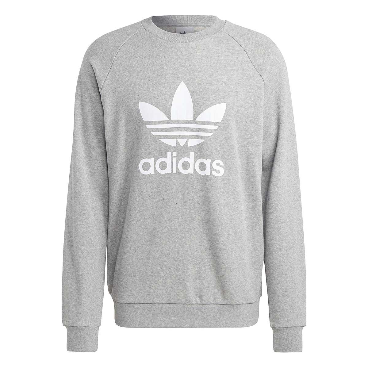 

Свитшот Trefoil Essentials Crewneck Adidas, цвет Grau/Weiß