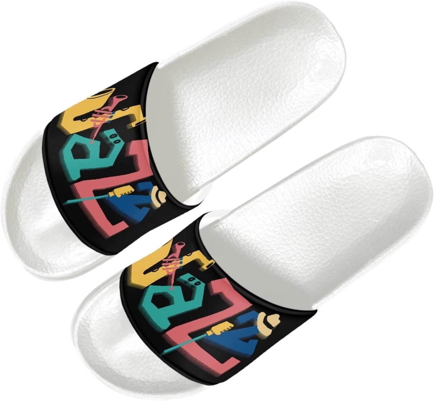 

Мужские шлепанцы Quxjehoe, быстросохнущие для душа, противоскользящие, легкие, модные летние сандалии, размеры США 5-14, Jazz