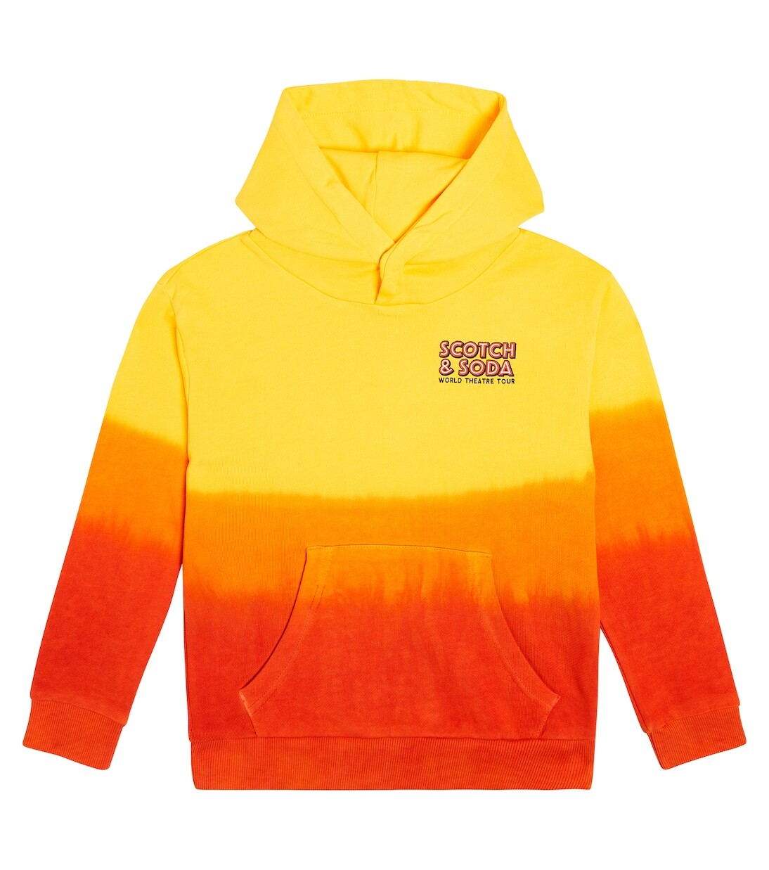 

Толстовка из хлопкового джерси с принтом тай-дай Scotch & Soda Kids, мультиколор