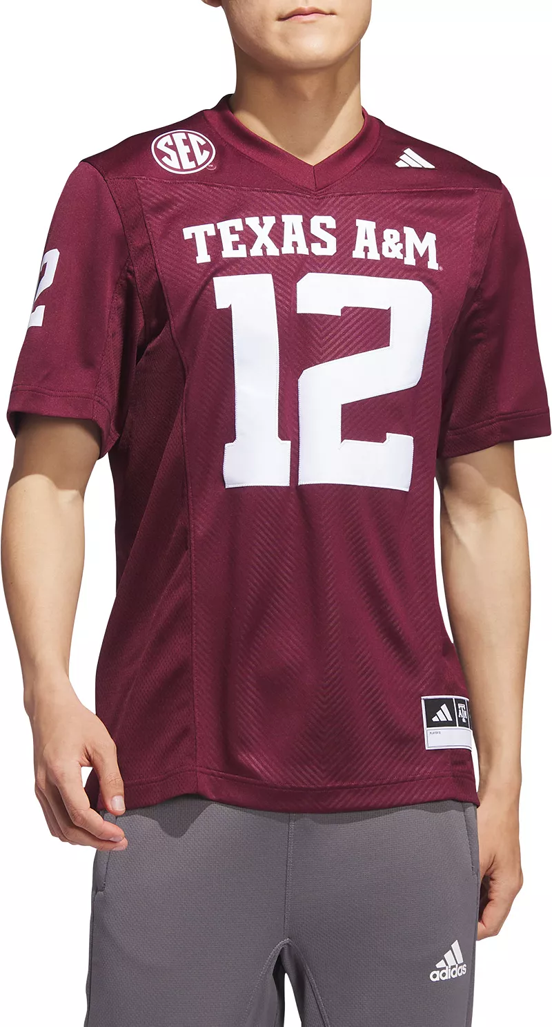 

Мужская футбольная майка Adidas Texas A&M Aggies Maroon Premier Replica
