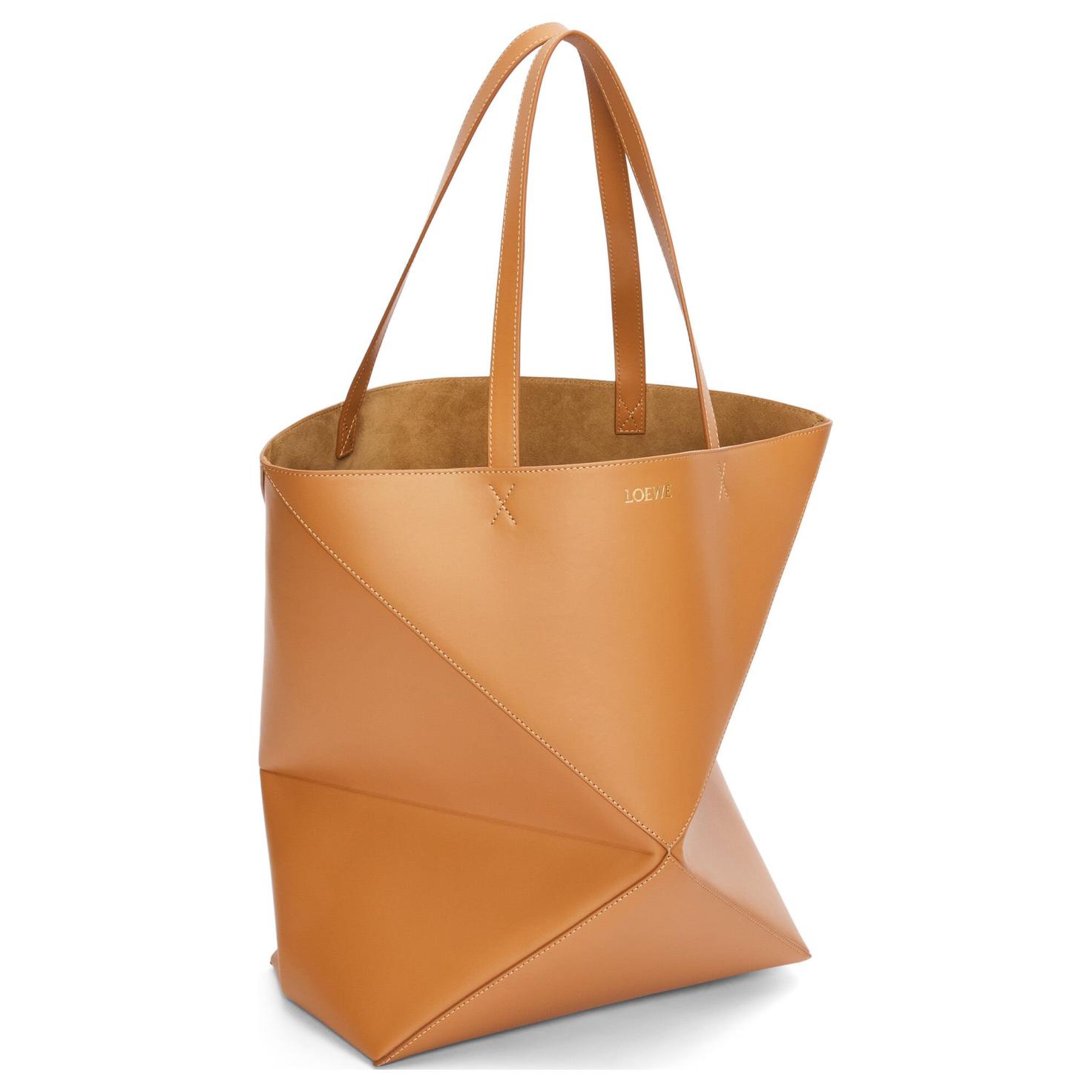 LOEWE Блестящая телячья кожаная сумка-шоппер — фото 2