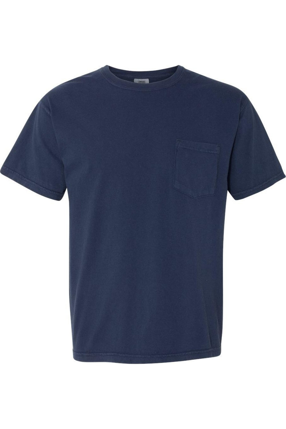 

Футболка Comfort Colors Garment-Dyed Heavyweight Pocket, цвет true navy