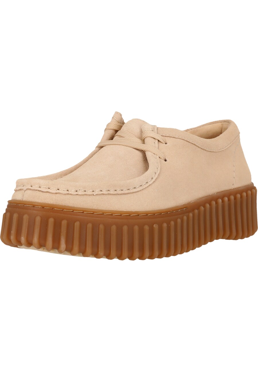 Туфли на шнуровке CLARKS Torhill Bee, бежевый
