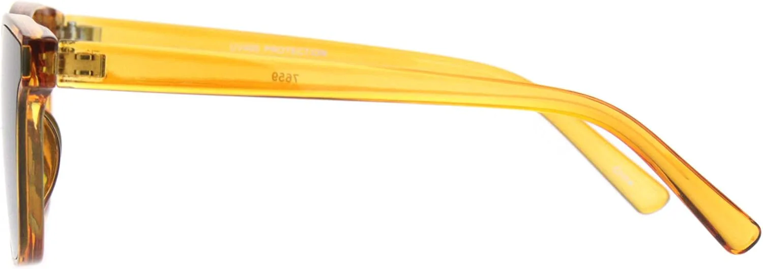 

Женские солнцезащитные очки PASTL в квадратной оправе с роговым оправом, стильные дизайнерские, модные, с защитой от УФ-излучения UV400, Amber (Dark Green)