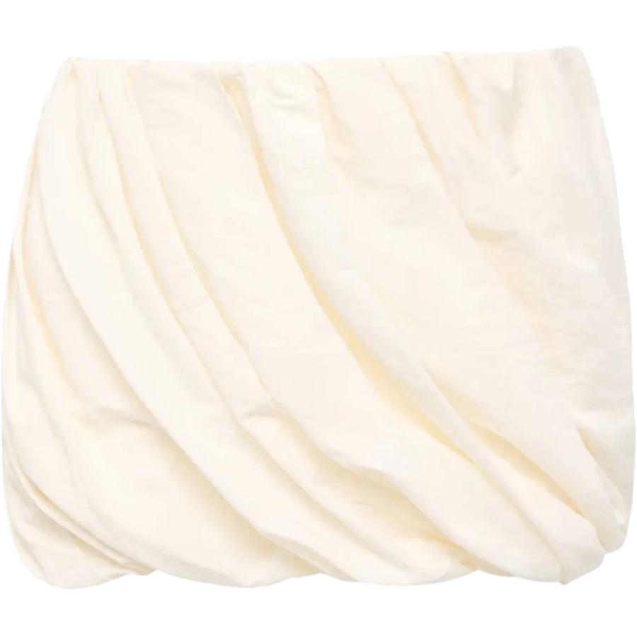 

Свернутая мини-юбка JW Anderson, слоновая кость