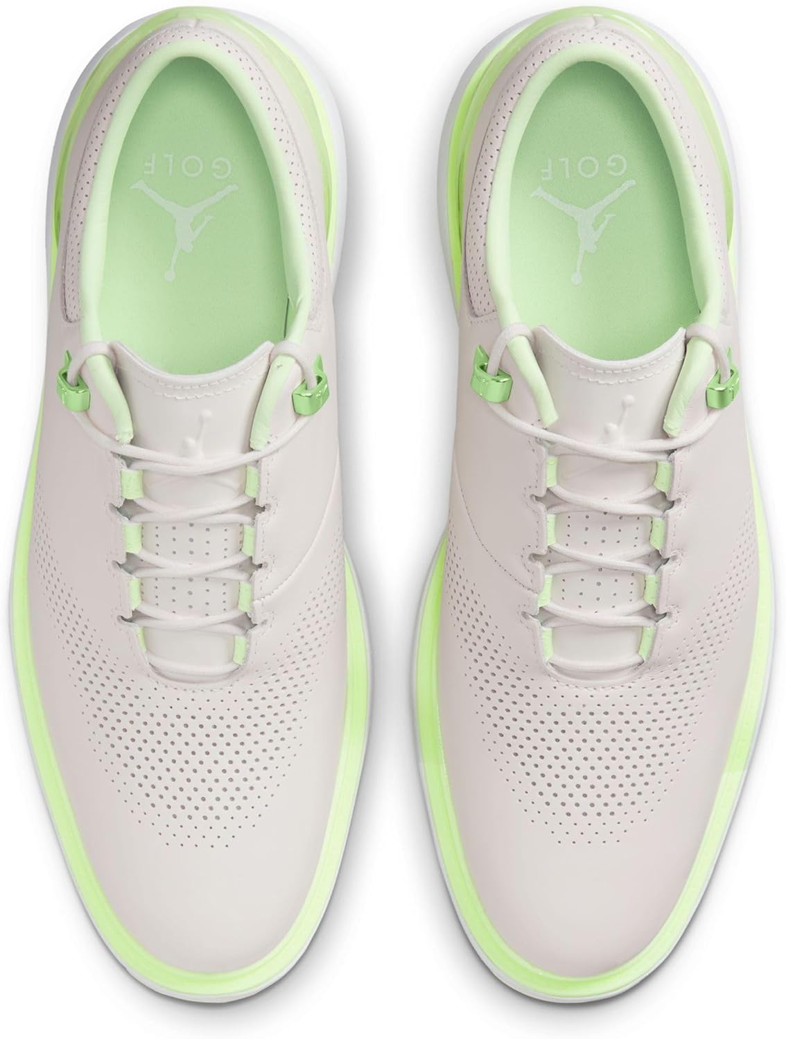 Мужские туфли для гольфа Jordan ADG 4 DM0103-003 Phantom/White/Light Bone/Barely Volt Nike, Pink — фото 3