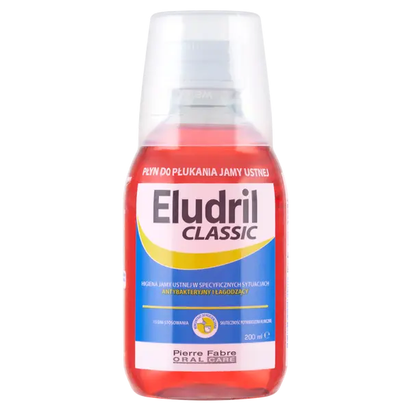 

Специализированный ополаскиватель для полости рта, 200 мл Eludril Classic