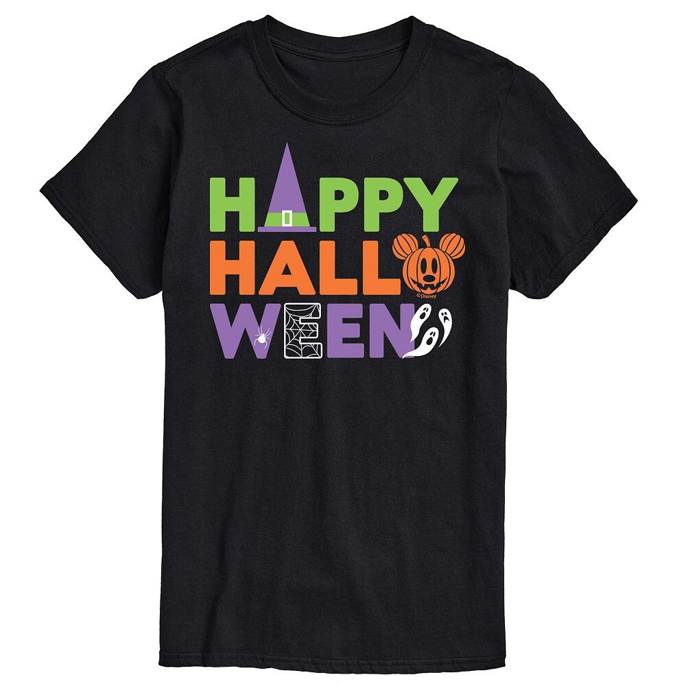 

Мужская футболка Disney Happy Halloween Licensed Character, черный