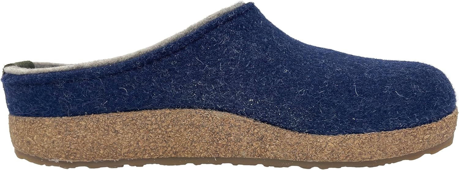 Тапочки HAFLINGER Kris Felt из шерсти унисекс, серебряный — фото 4