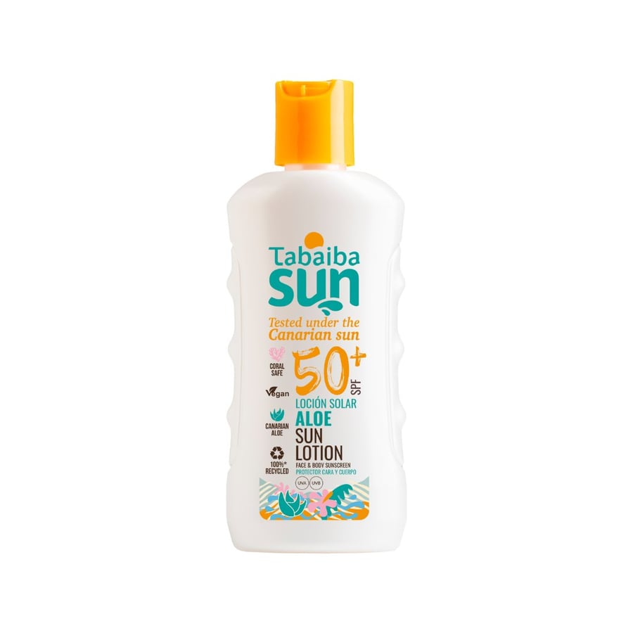 

TabaibaSun, Защита от солнца, лосьон для загара с алоэ SPF 50+