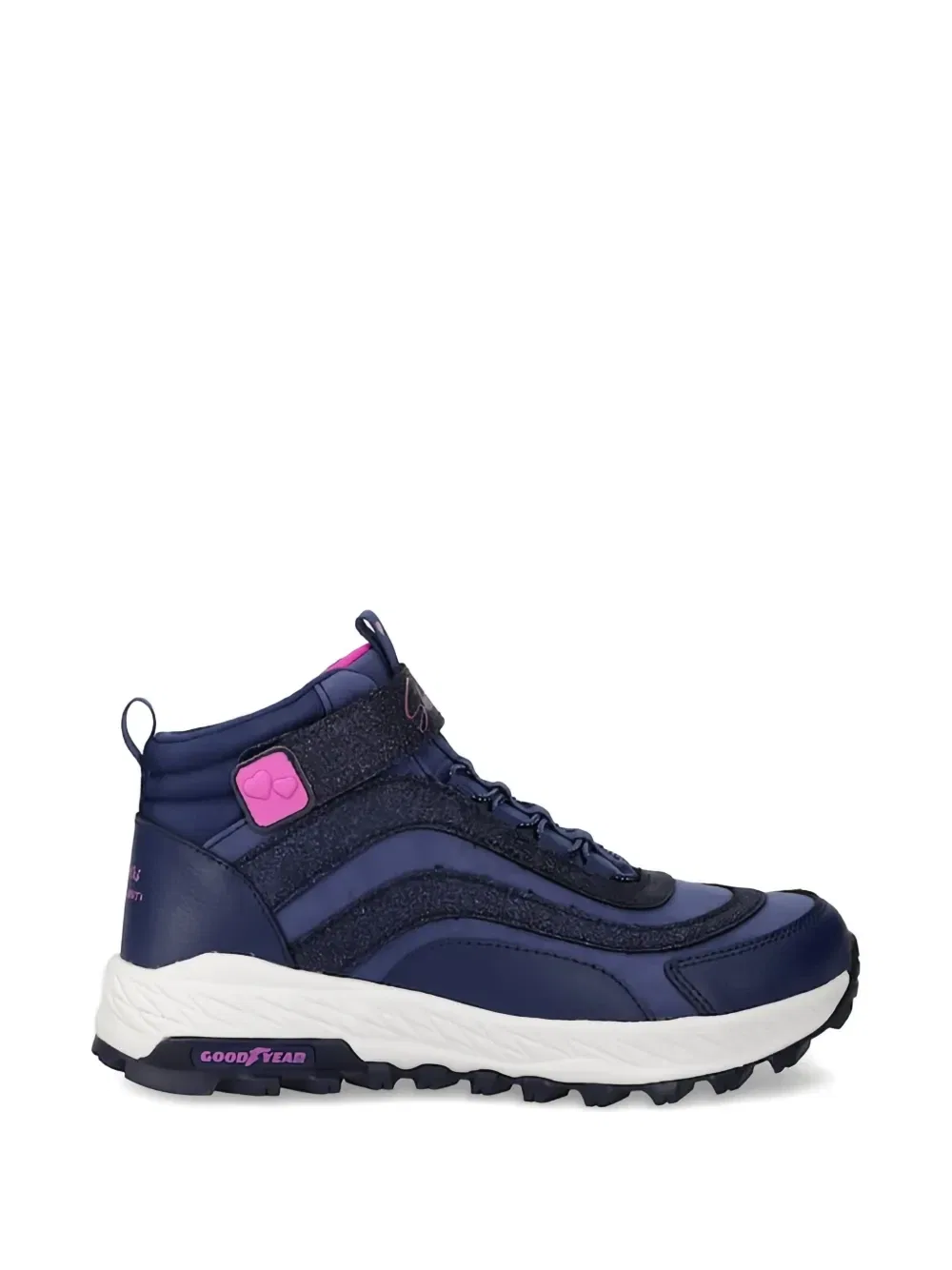 Кроссовки с блестящими ремешками Skechers, синий — фото 2