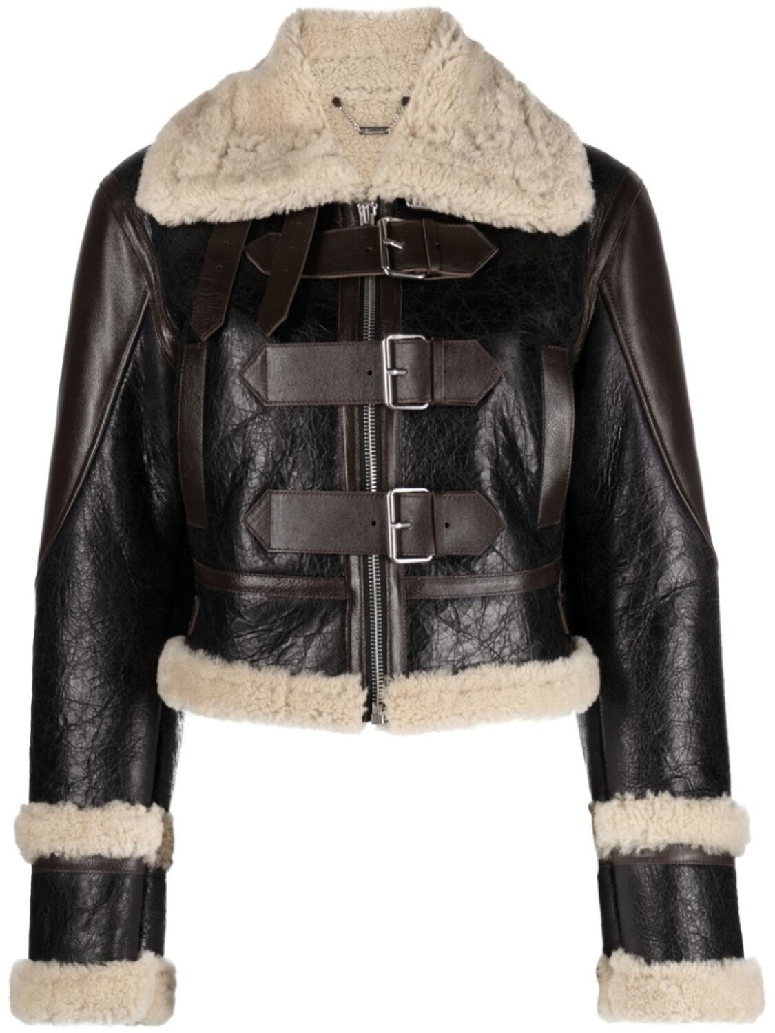 

Blumarine куртка Giacca с мехом, черный