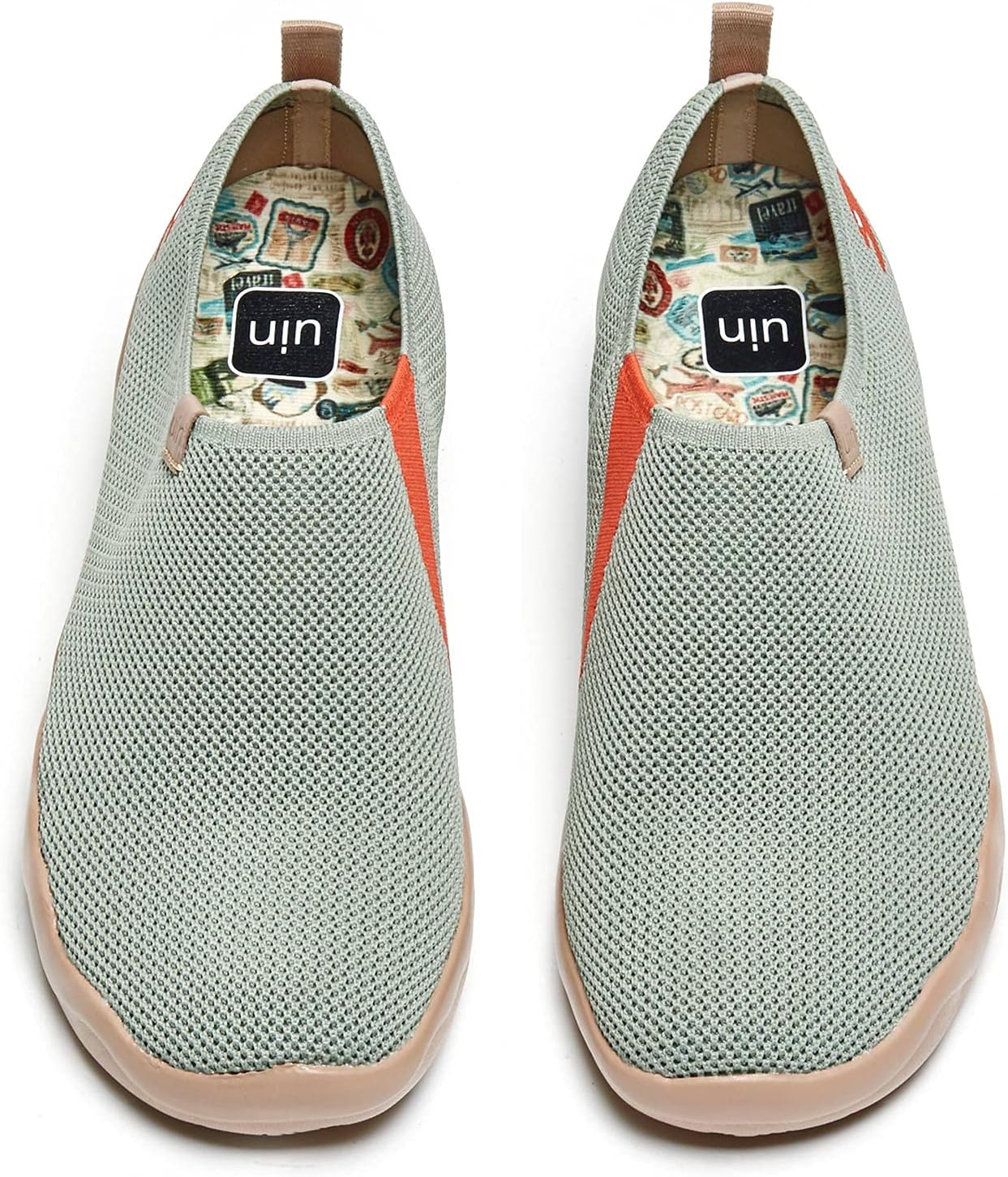 

Мужские прогулочные туристические туфли UIN, слипоны из канвы, повседневные лоферы, легкие и удобные, модные кроссовки Happy Doggies