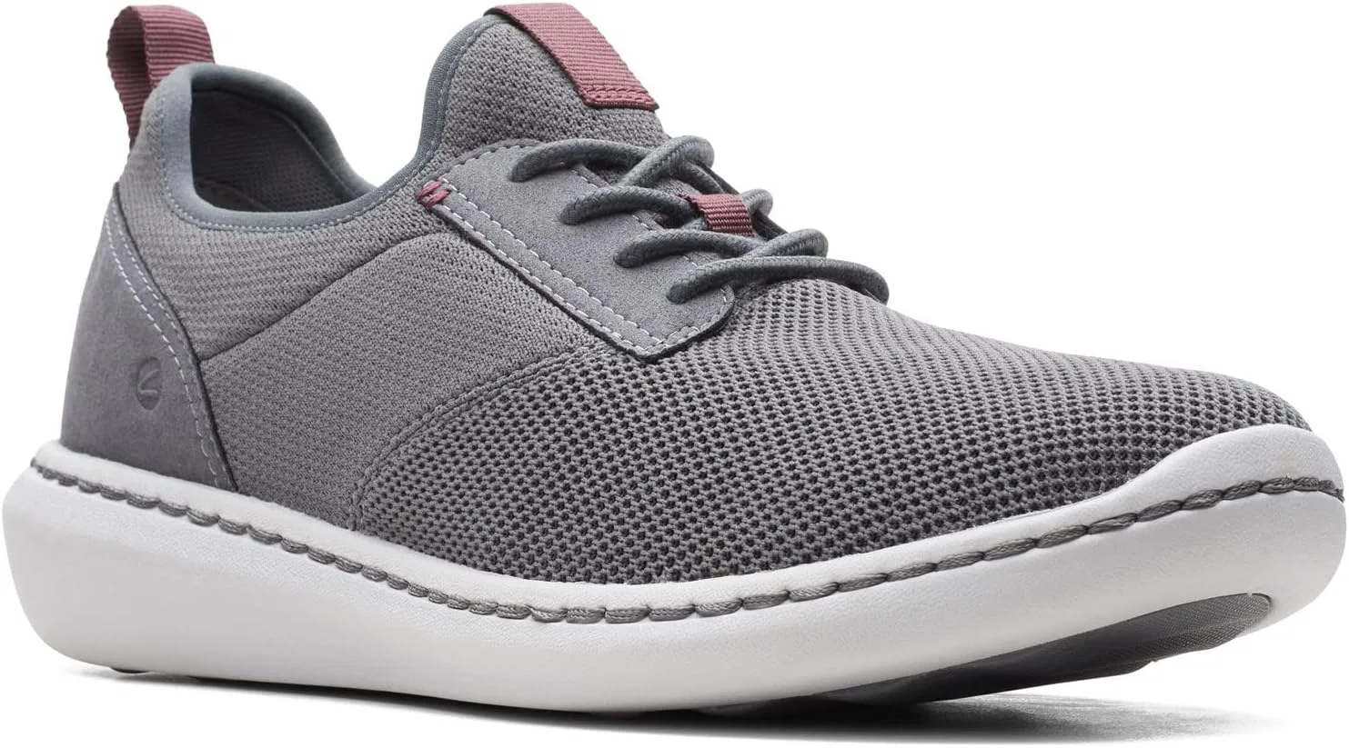 Мужские оксфорды Clarks Step Urban Low, Grey Textile — фото 2