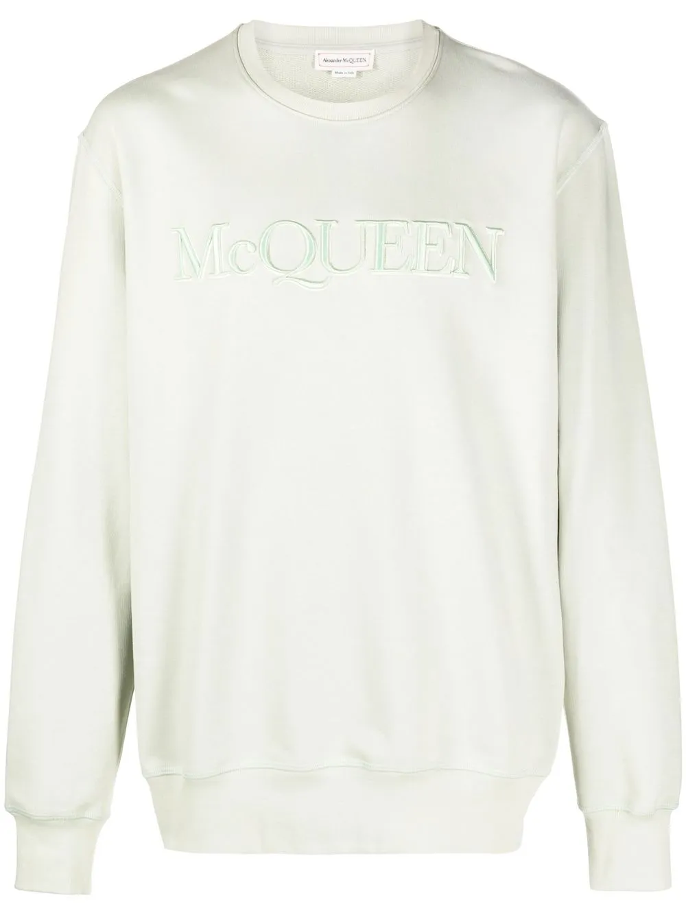 

Толстовка с вышитым логотипом Alexander McQueen, зеленый