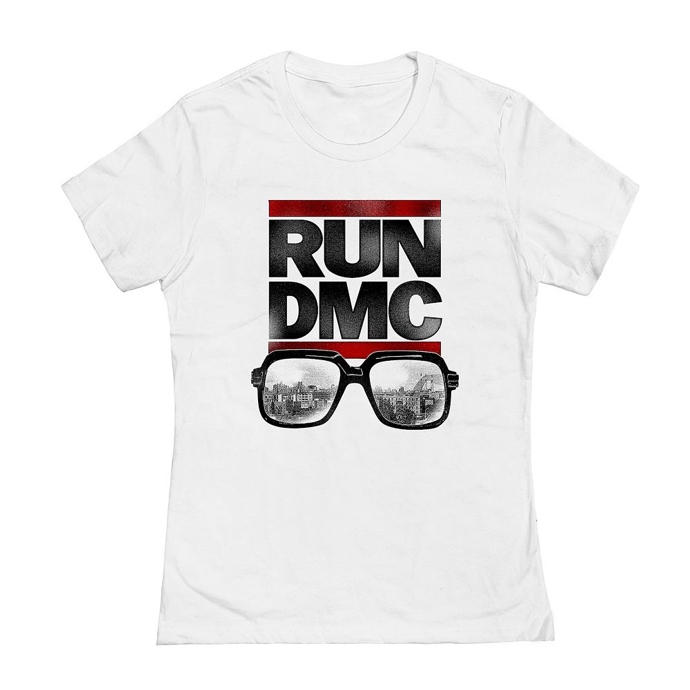 

Футболка с логотипом для юниоров RUN DMC Glasses Licensed Character, белый