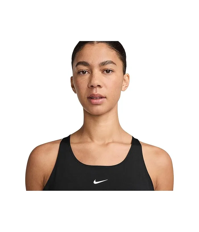 Топ Nike Pro Dri-FIT Tank Top, Black/White — фото 3