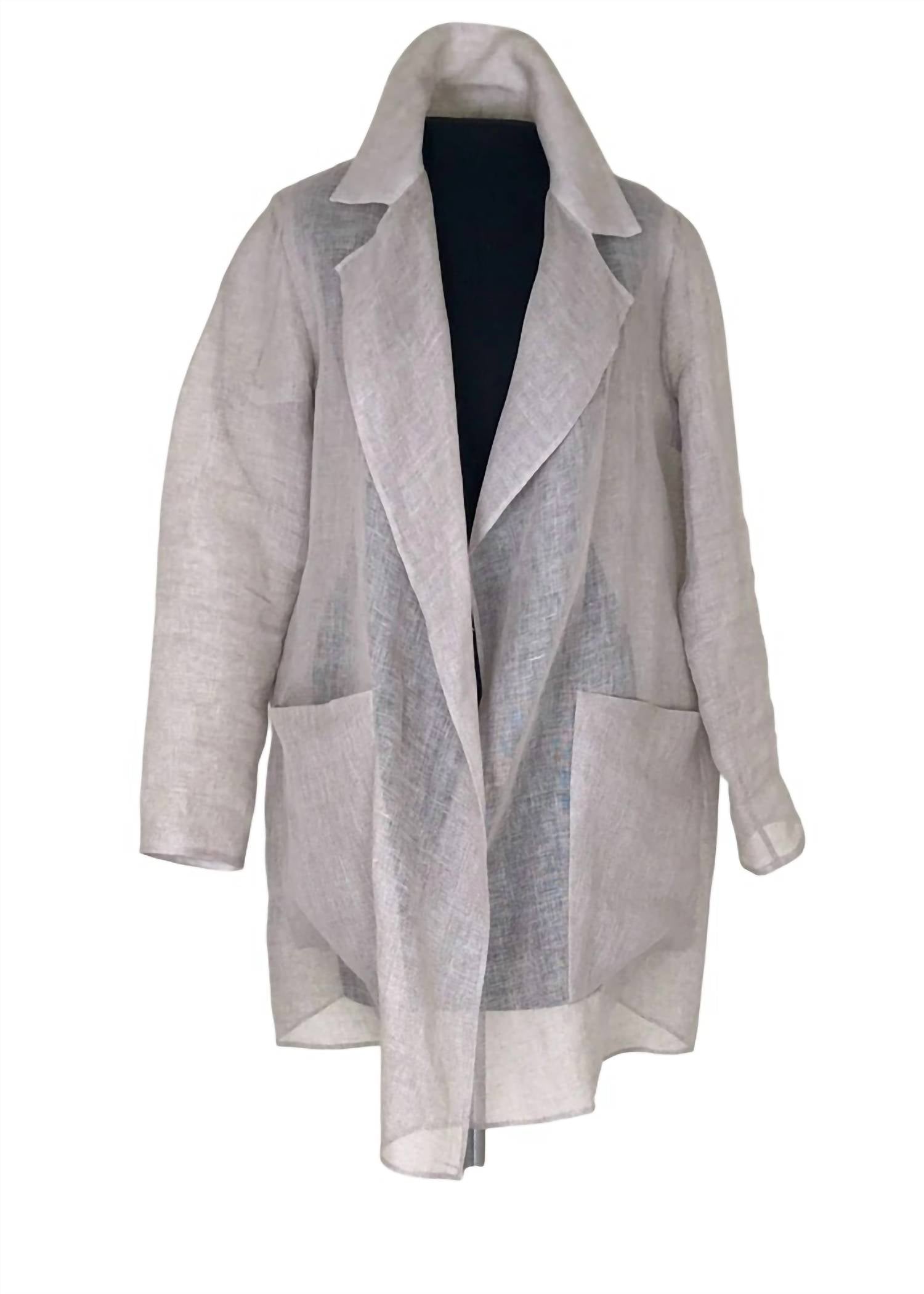 

Женское льняное газовое пальто Costa из рафии Peter Cohen, Raffia