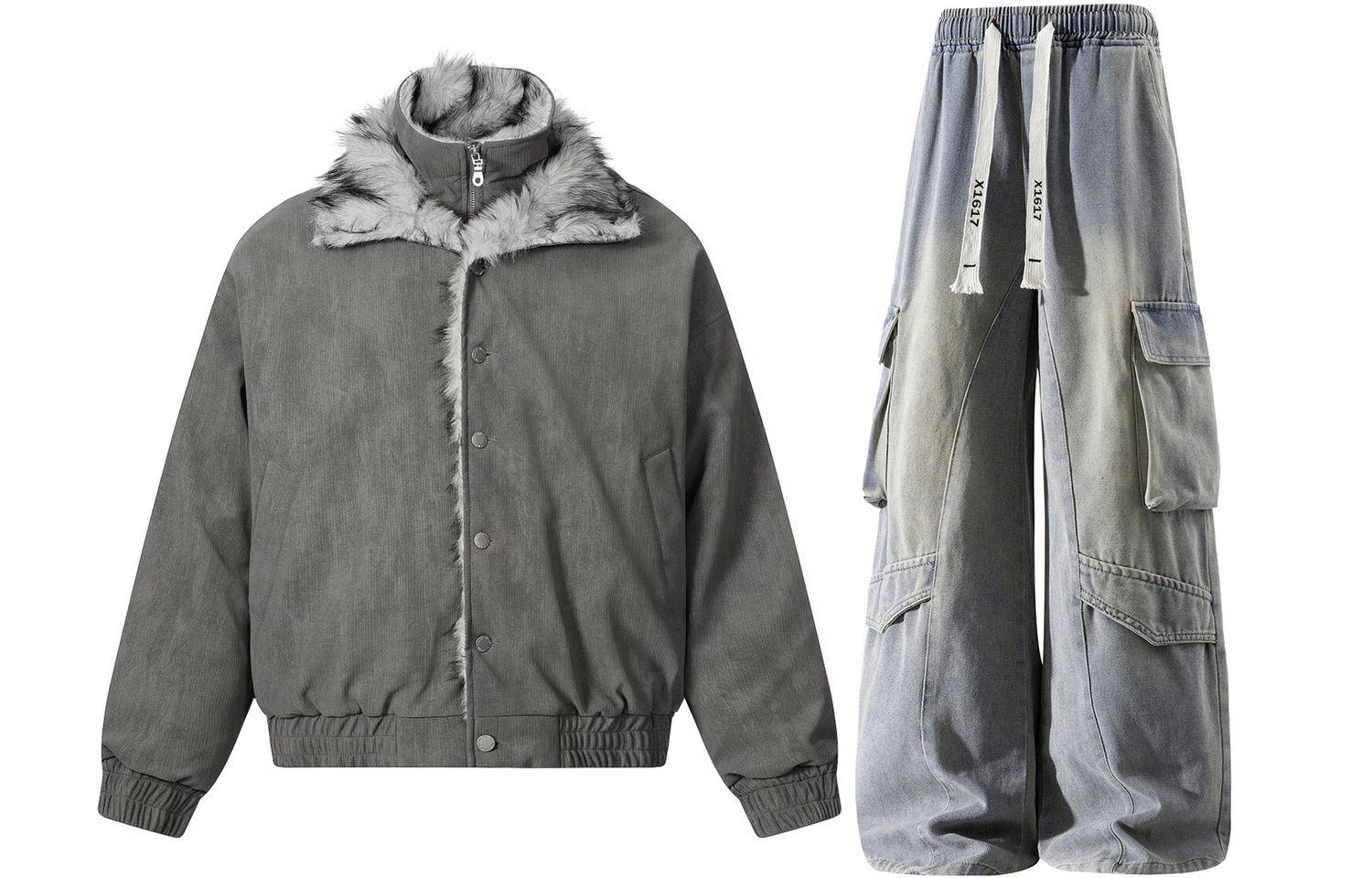 

Повседневная спортивная одежда унисекс с воротником стойкой, утепленная и с флисовой подкладкой X1617, серый mountain hawk jacket+желтый mud jeans