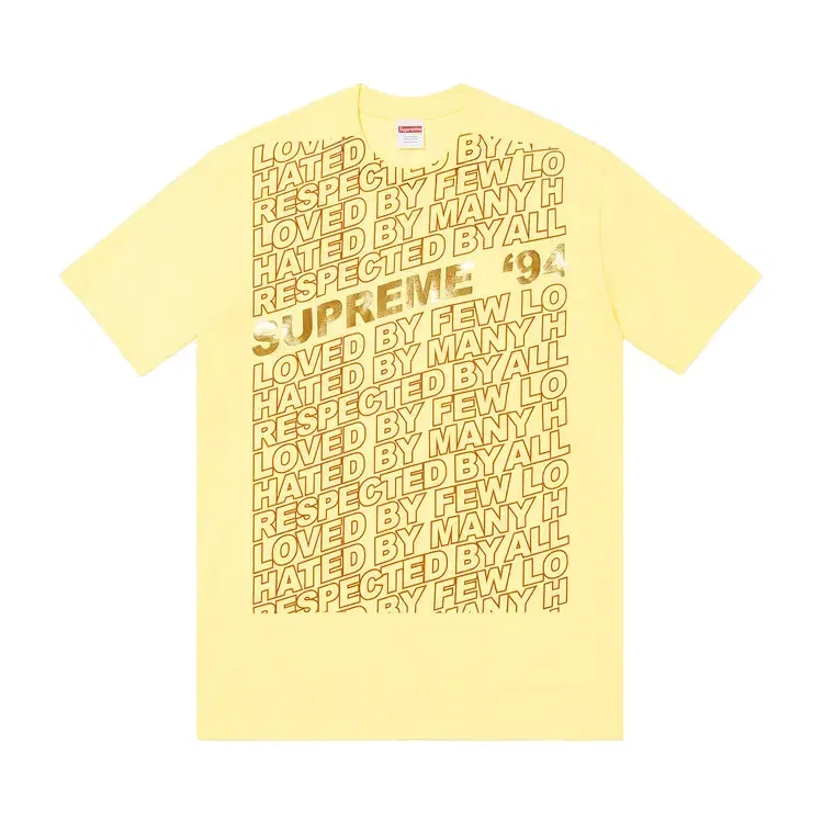 Футболка Supreme Respected, желтый