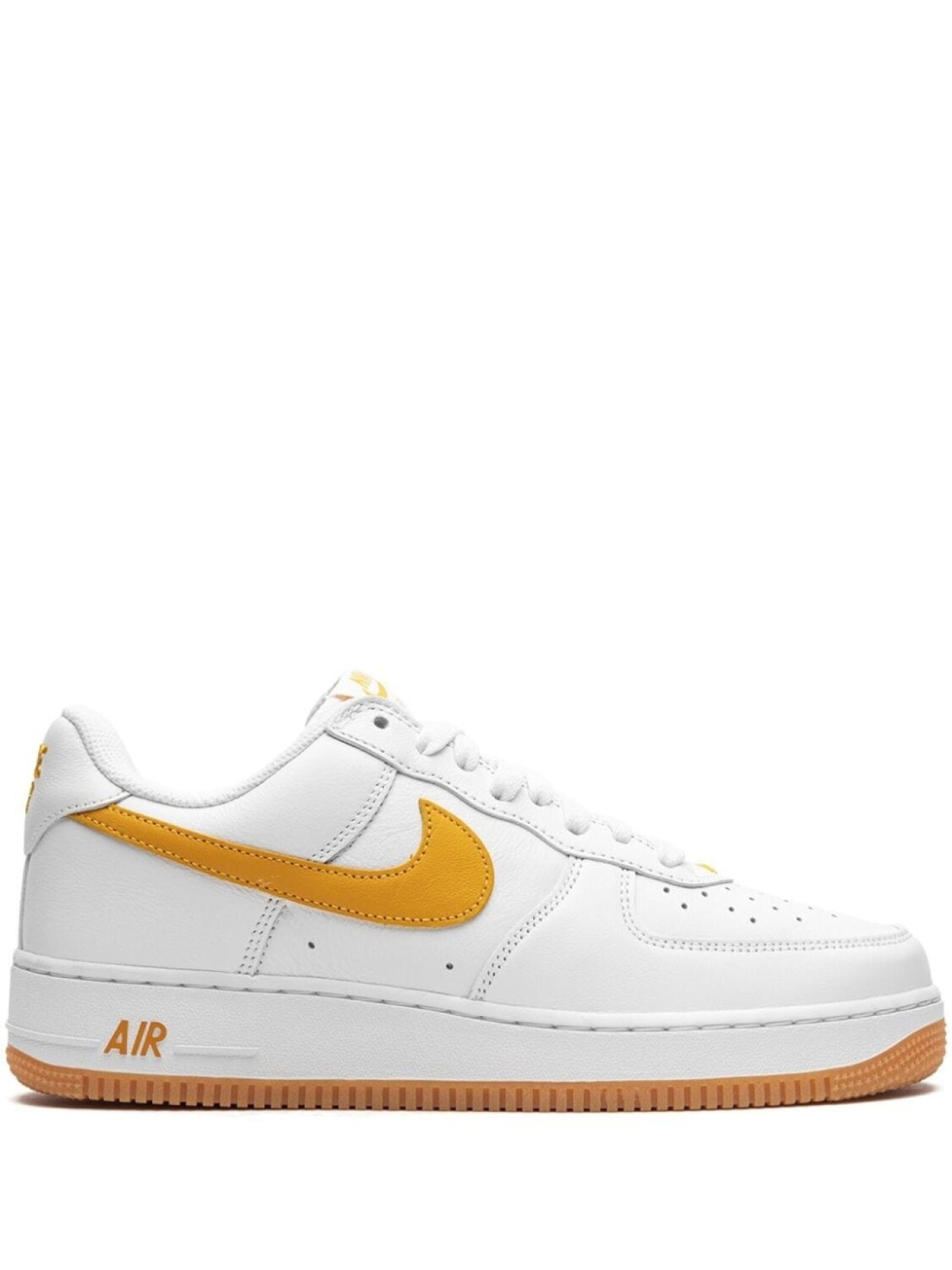 

Nike водонепроницаемые кроссовки Air Force 1 Low "University Gold", белый