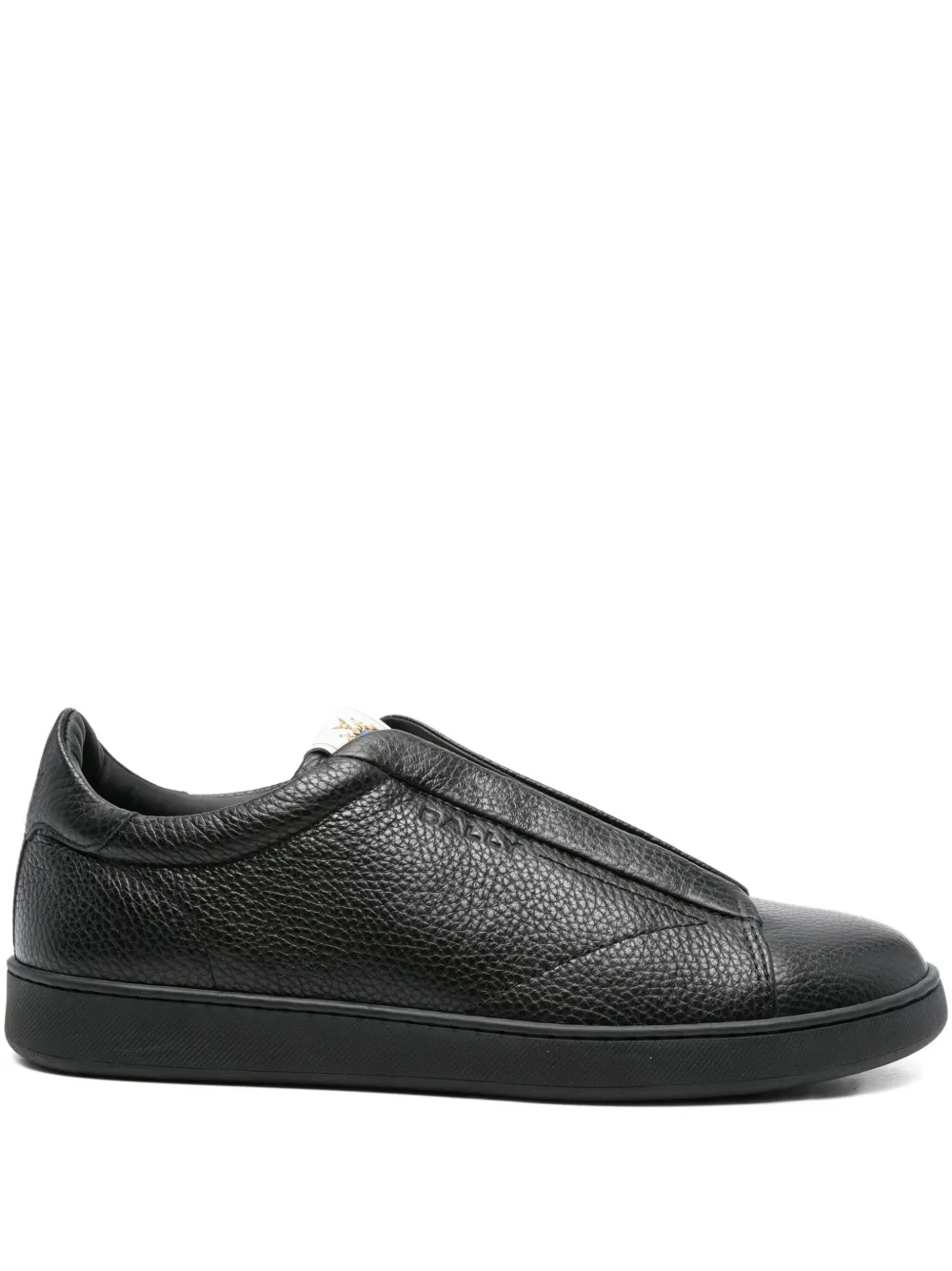 

Кожаные кеды без застежек Bally, черный