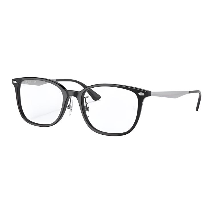 

RayBan Пластиковые очки в квадратной оправе Alloy Frame унисекс black