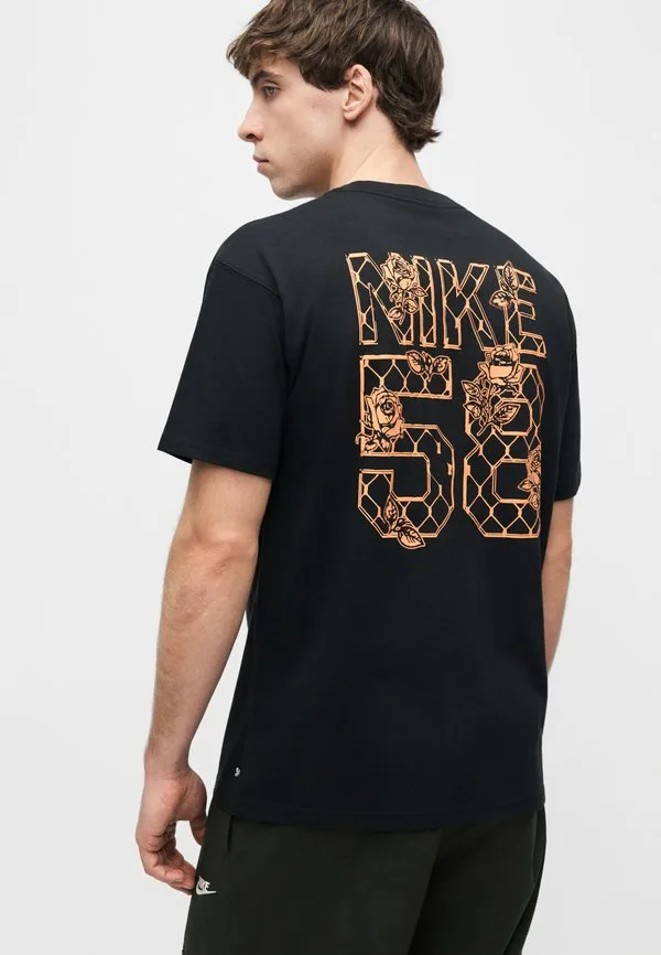 Футболка с принтом в стиле университетской формы Nike Sb, Black — фото 4
