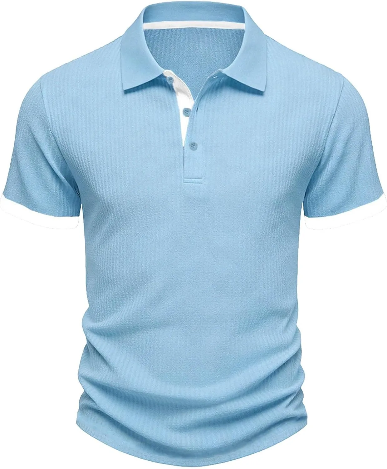 Футболка с V-образным вырезом, летняя, casual, свободного кроя — фото 3
