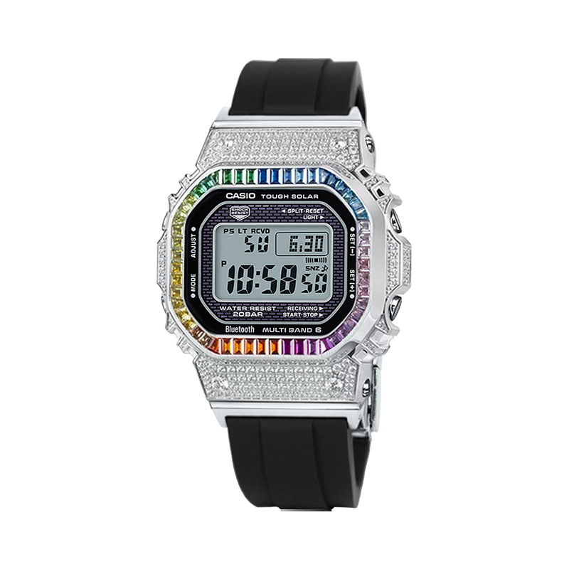 

Retrofit Series Solar Movement Resin Strap Watch Unisex Gray Dial CASIO