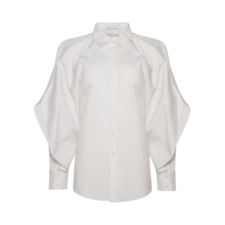 

Рубашка Alaïa Round Shirt, Blanc
