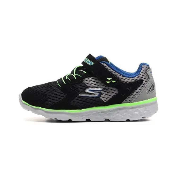 

Skechers Детские кроссовки Go Run 400 с низким верхом, износостойкие, серо-черного цвета, для детей от 3 до 7 лет