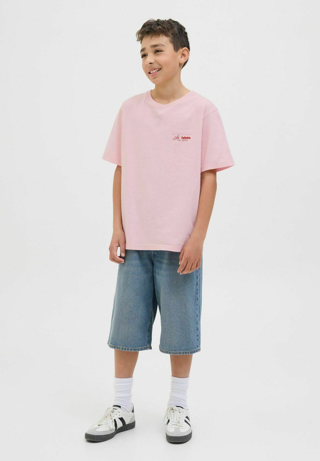 

Футболка с принтом GEDRUCKT Jack & Jones Junior, фуксия