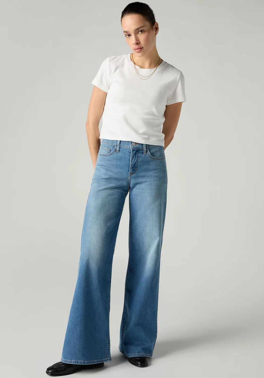Джинсы с широкими штанинами Levi'S , Blue Denim — фото 3