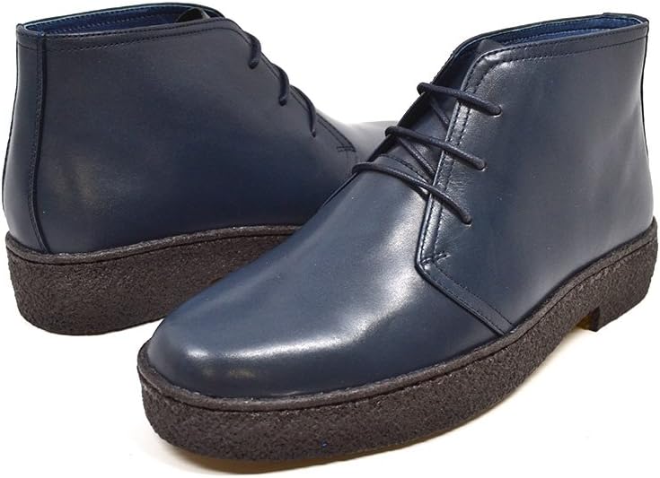 

Оригинальные высокие кожаные кроссовки Playboy British Collection, темно-синий