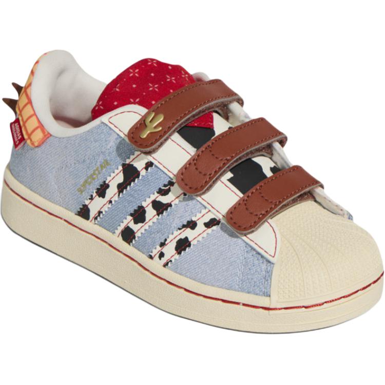 Adidas Детские низкие скейтбордистские кроссовки Superstar 2, синие — фото 4
