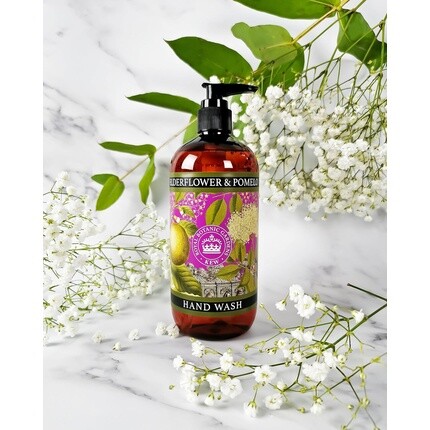 The English Soap Company Kew Gardens Гель для душа и тела с алоэ вера и витамином Е с ароматом бузины и помело, 500 мл — фото 2