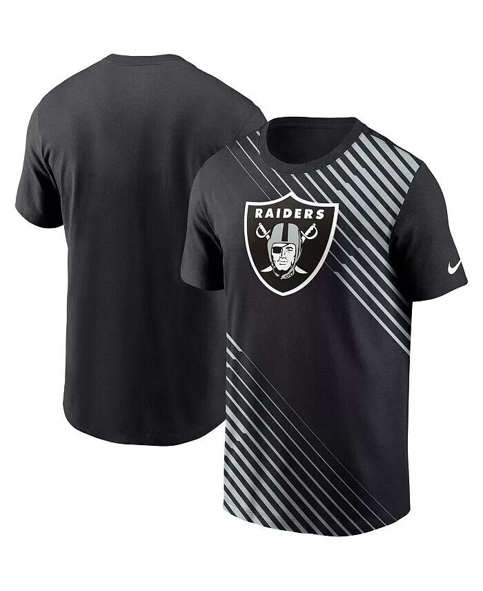 

Мужская черная футболка Las Vegas Raiders Yard Line Fashion Asbury Nike