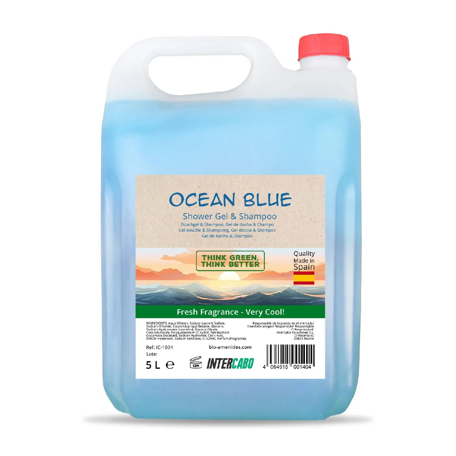 Гель для душа и шампунь 2-в-1 «Ocean» в канистре 5 л Intercabo