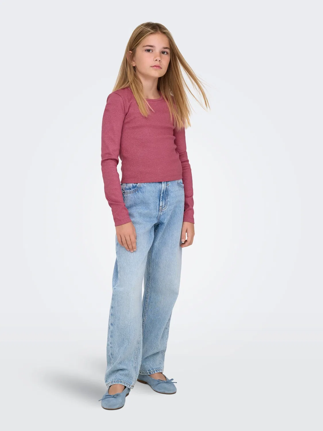 Обычные джинсы 'Когдад' Only Girls, Light Blue — фото 3