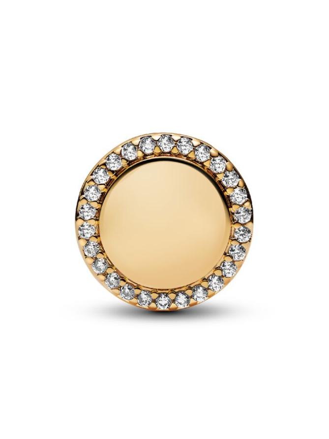 

Шарм Pandora Engravable Mom Charm, золото