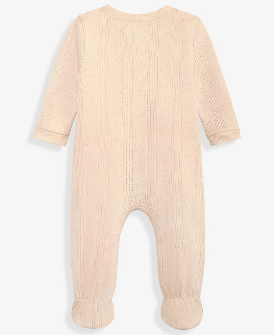 Детский комбинезон Everyday Baby Essentials для мальчиков из хлопка с ажурной отделкой и двусторонней молнией First Impressions — фото 3